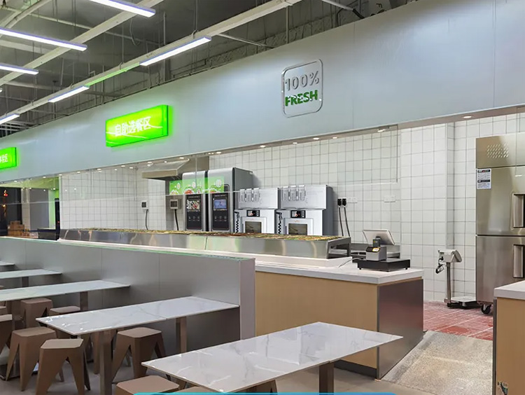 客戶智能炒菜機某應用場景 客戶智能炒菜機某應用場景